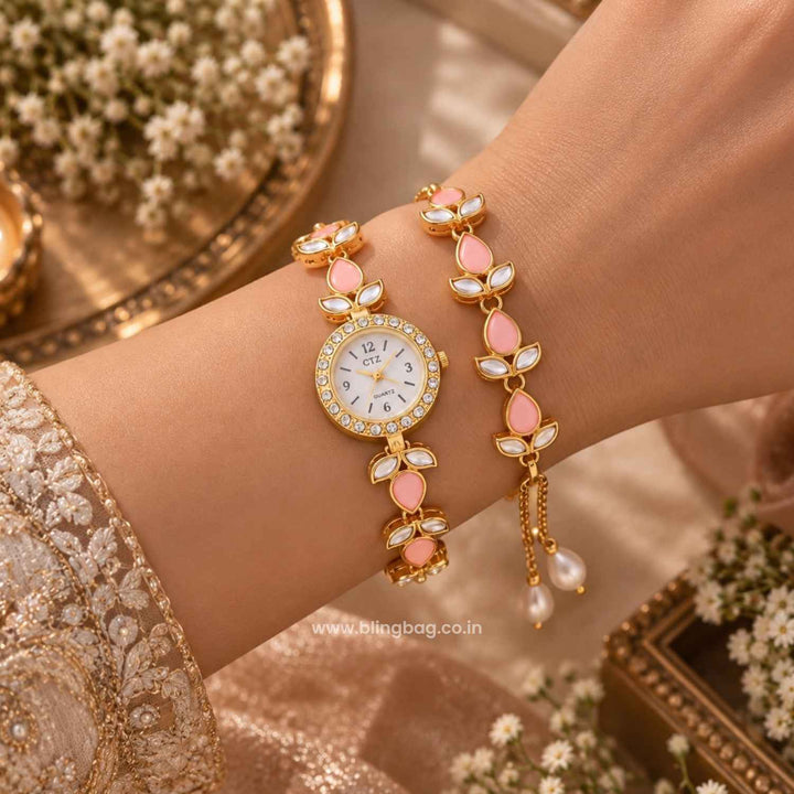 Blingbag Blush Zara Bracelet Watch