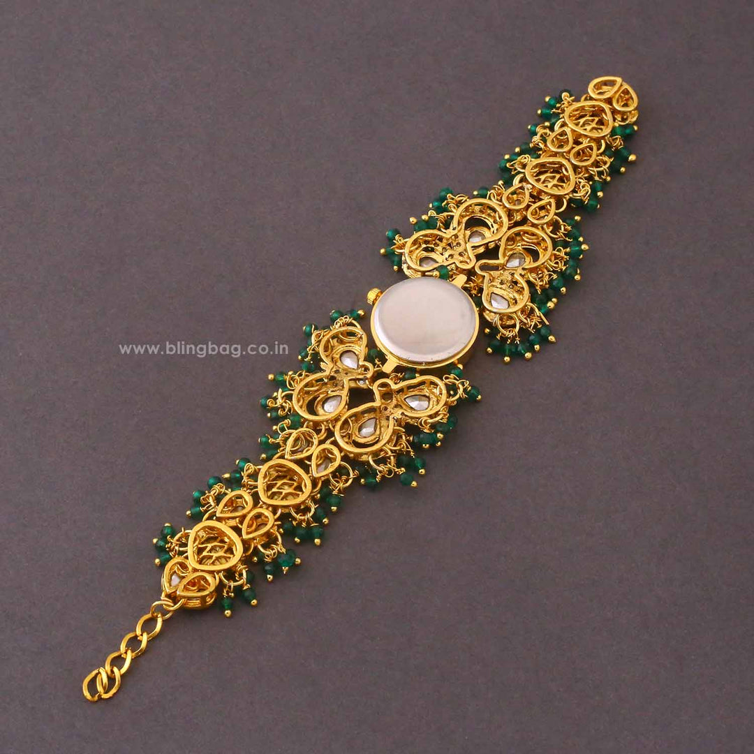 Blingbag Emerald Ghunghrita Kashmiri Watch