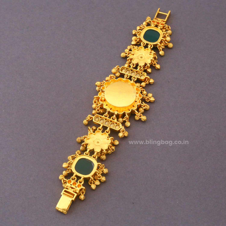 BlingBag Emerald Kavyani Heritage Bracelet Watch