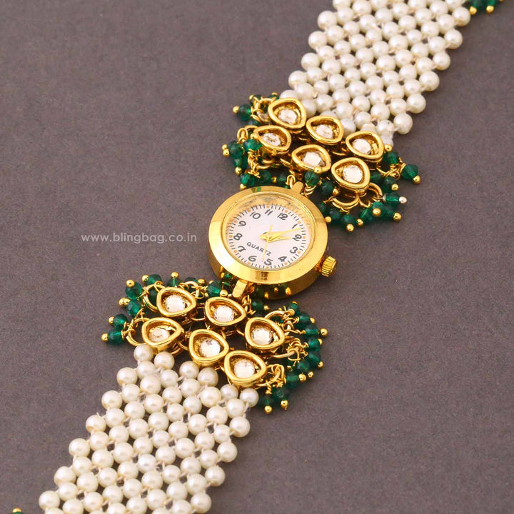 BlingBag Emerald Leenika Kashmiri Watch