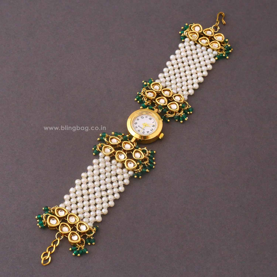 BlingBag Emerald Leenika Kashmiri Watch