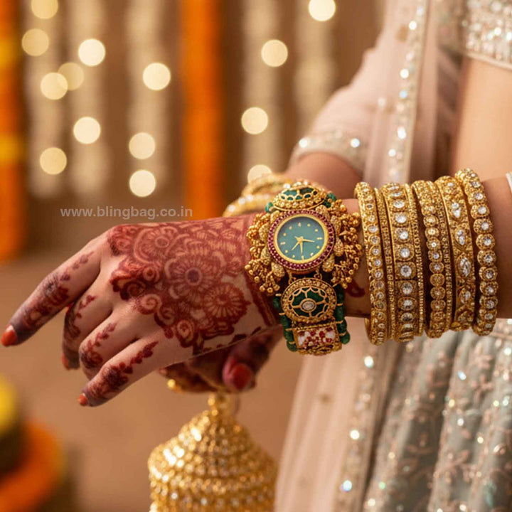 BlingBag Emerald Lishana Heritage Watch