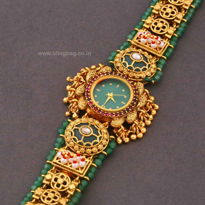 BlingBag Emerald Lishana Heritage Watch