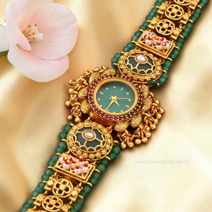 BlingBag Emerald Lishana Heritage Watch