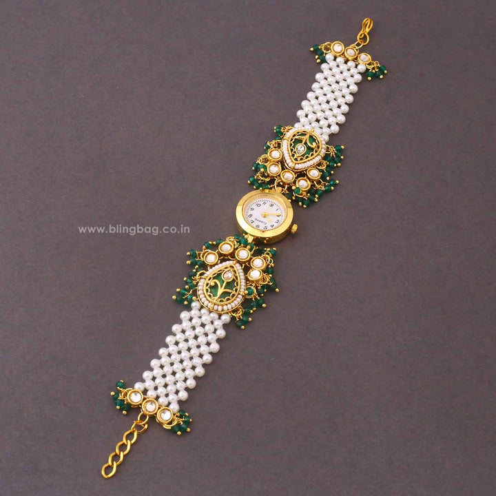 Blingbag Emerald Pachika Kashmiri Watch