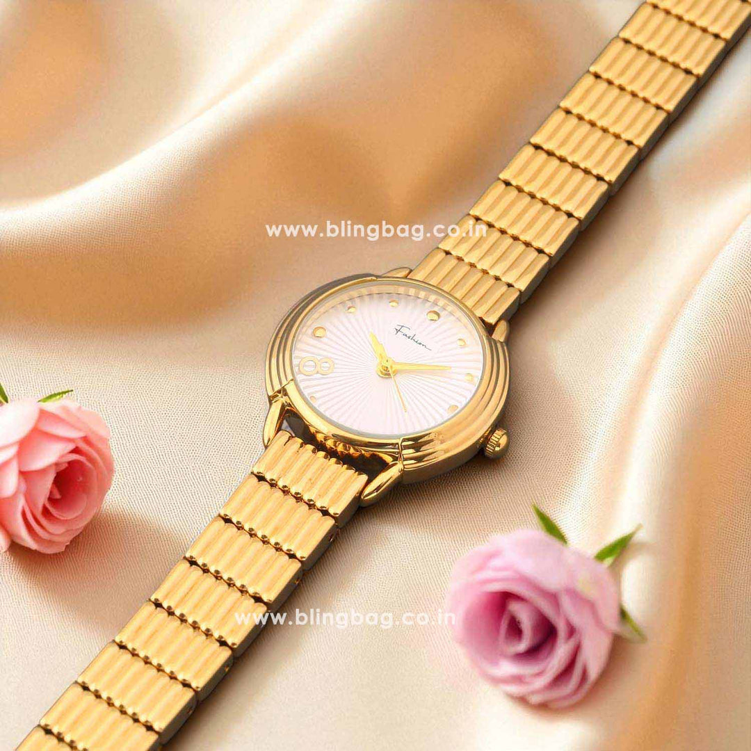 Blingbag Gold-Plated Casual Watch