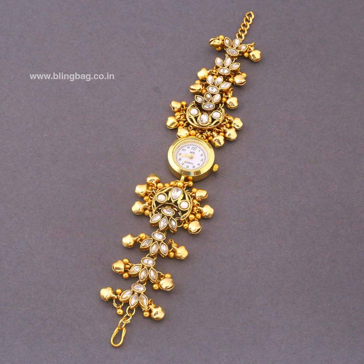 Blingbag Golden Aarohiya Heritage Watch