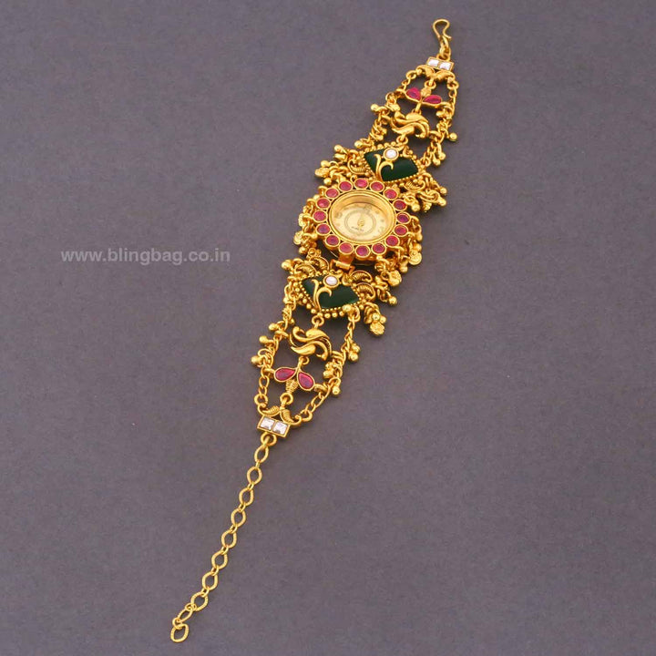 BlingBag Golden Amamna Kashmiri Watch