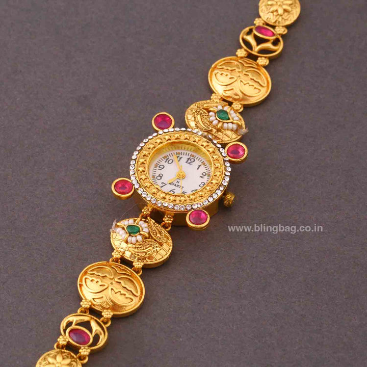 Blingbag Golden Anikaani Heritage Watch
