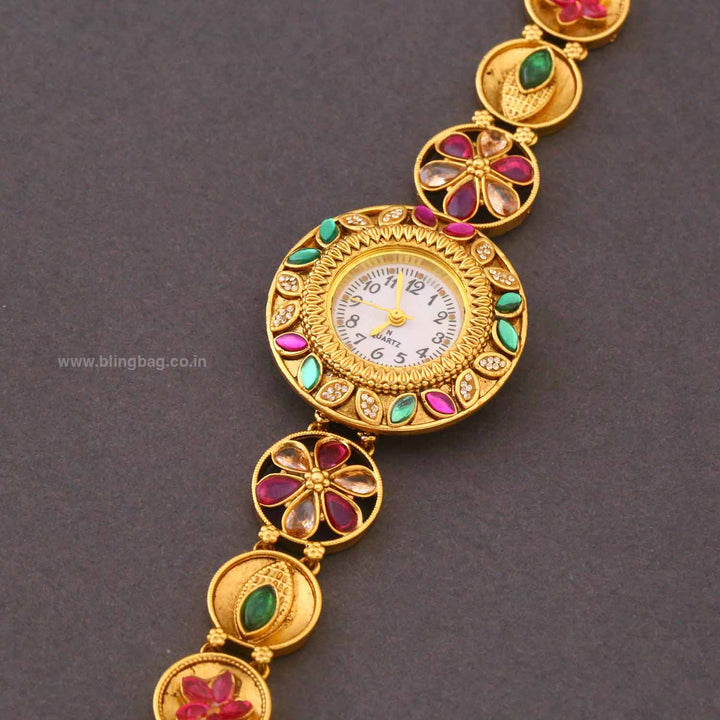 Blingbag Golden Bhaktisha Heritage Watch