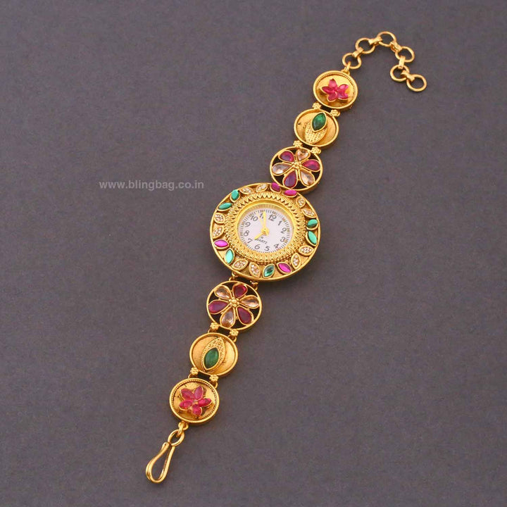 Blingbag Golden Bhaktisha Heritage Watch