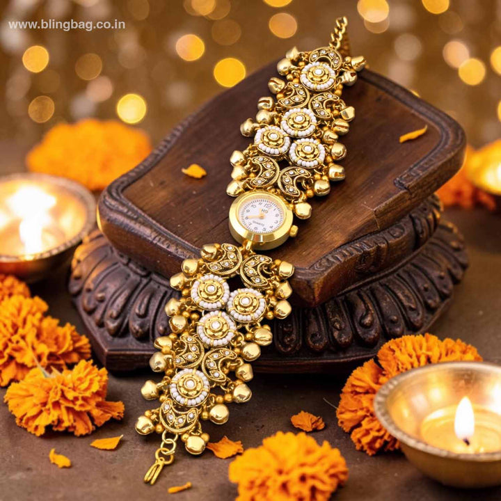 Blingbag Golden Bhaktishi Heritage Watch