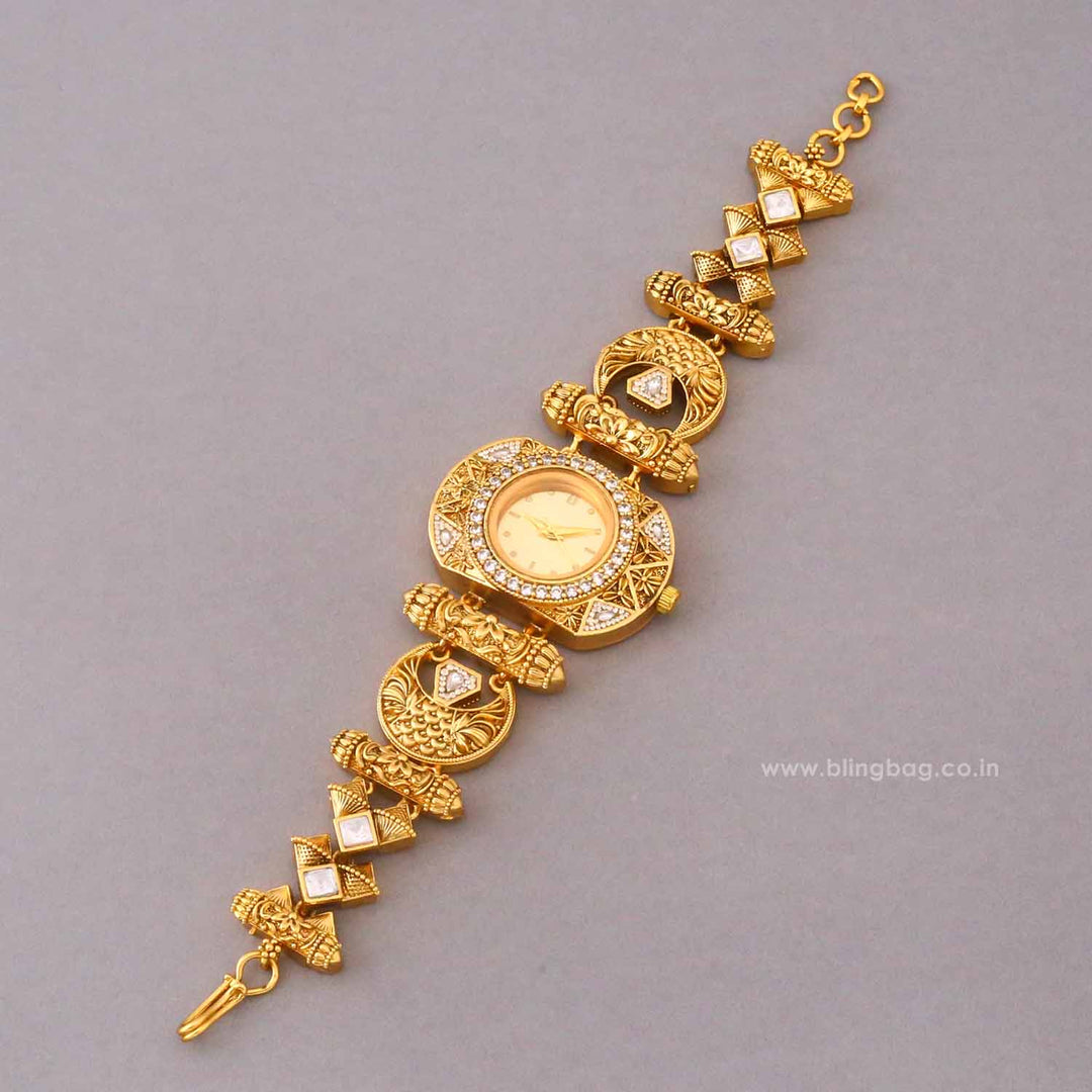 BlingBag Golden Bhavyaya Heritage Watch -  II