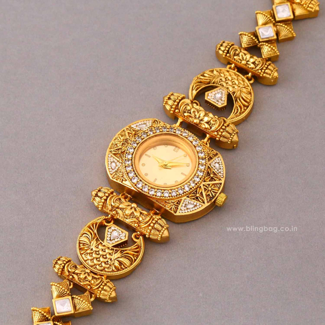 BlingBag Golden Bhavyaya Heritage Watch -  II