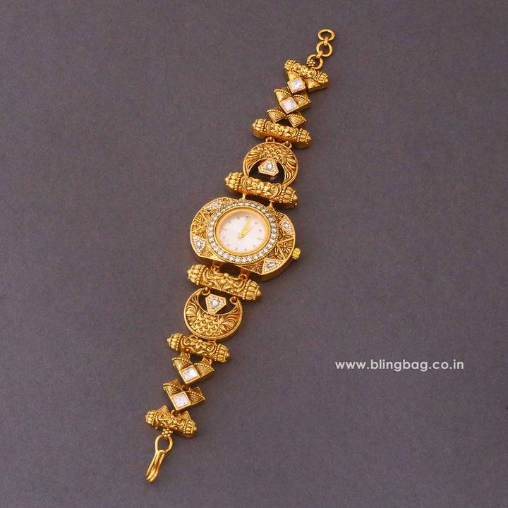 BlingBag Golden Bhavyaya Heritage Watch