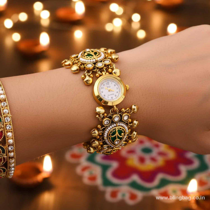 Blingbag Golden Donia Heritage Watch- II