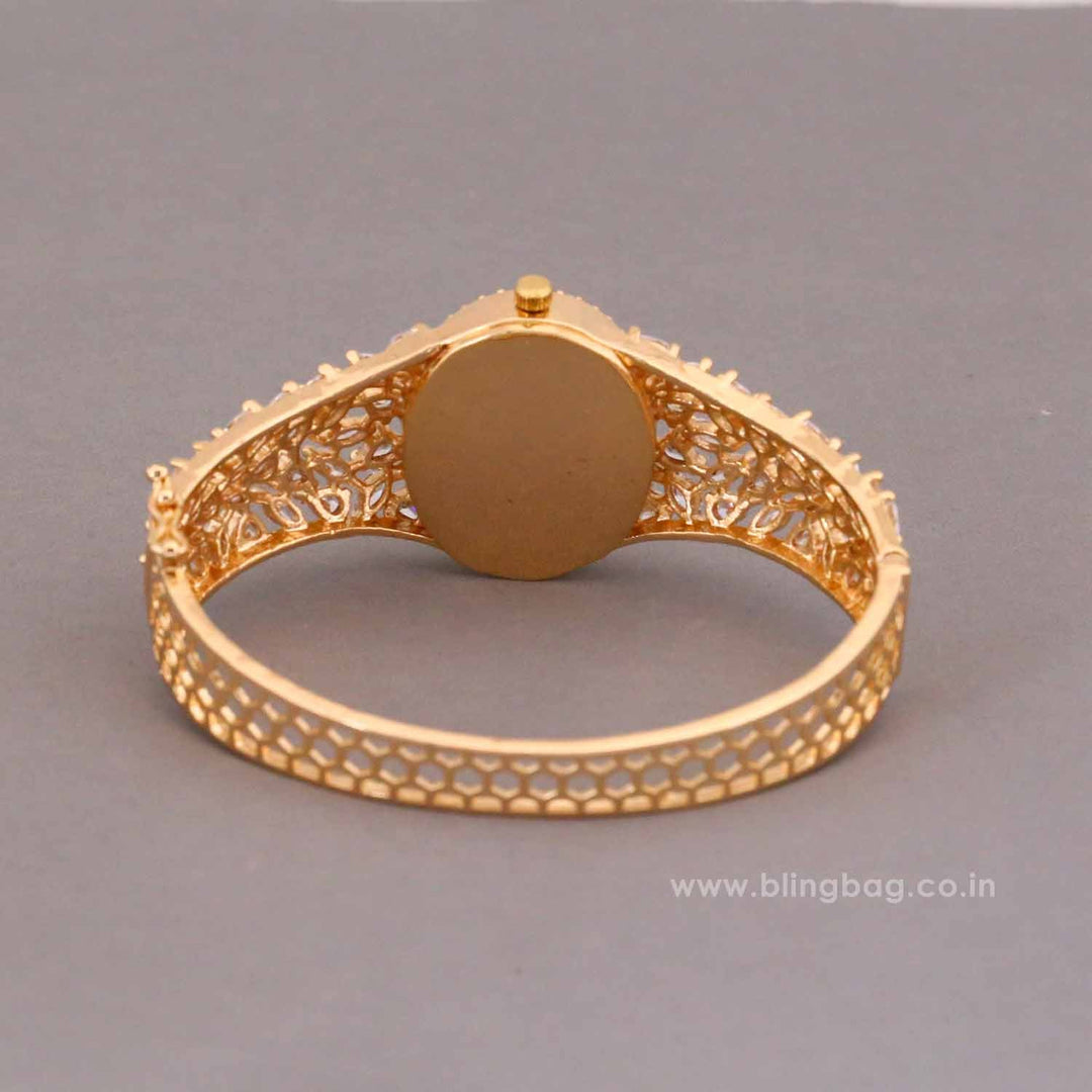 BlingBag Golden Ellaie Zirconia Watch - I