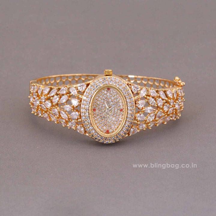 BlingBag Golden Ellaie Zirconia Watch - I