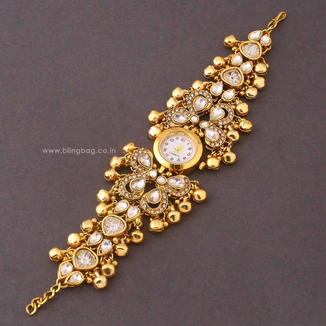 Blingbag Golden Ghunghrita Kashmiri Watch