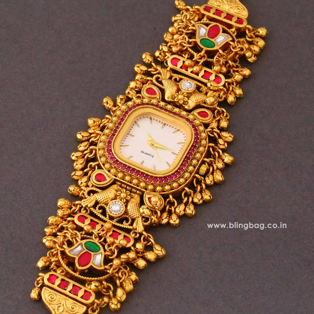 BlingBag Golden Iraika Heritage Watch