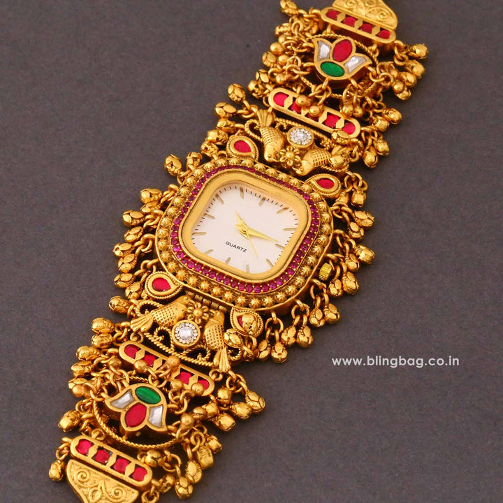 BlingBag Golden Iraika Heritage Watch