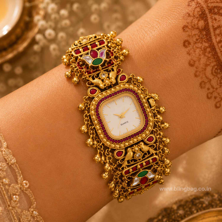 BlingBag Golden Iraika Heritage Watch