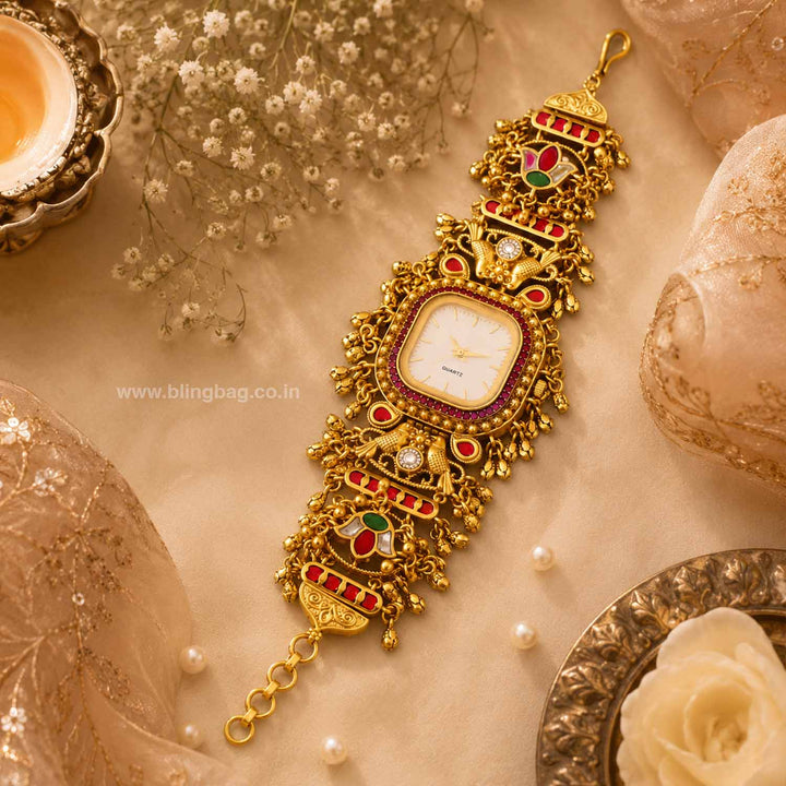 BlingBag Golden Iraika Heritage Watch