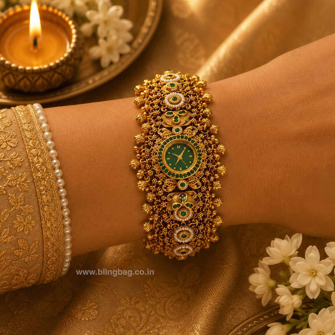 BlingBag Golden Iraita Heritage Watch