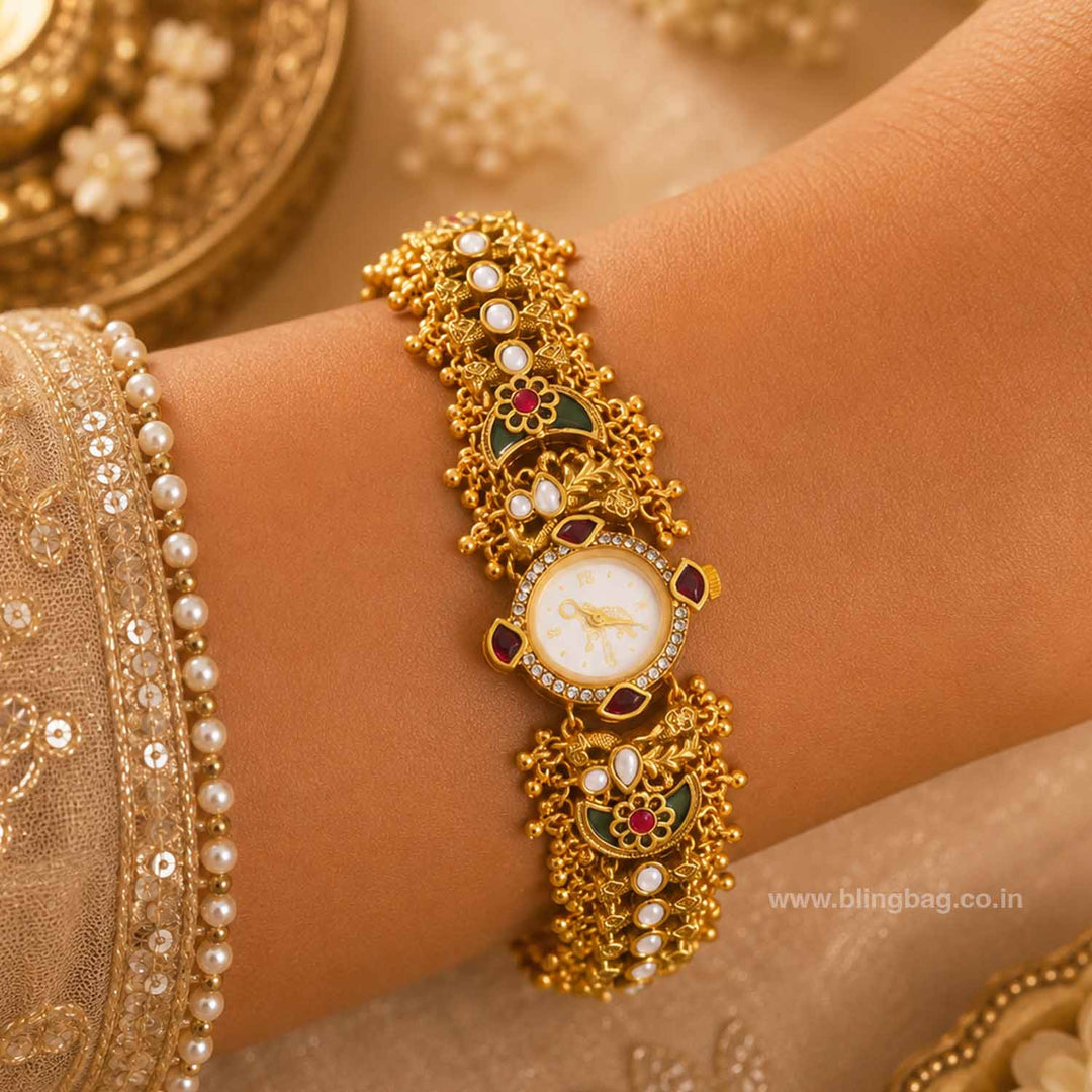 BlingBag Golden Ishitaika Heritage Watch