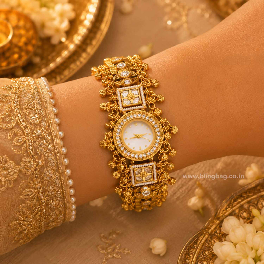 BlingBag Golden Ishitaini Heritage Watch