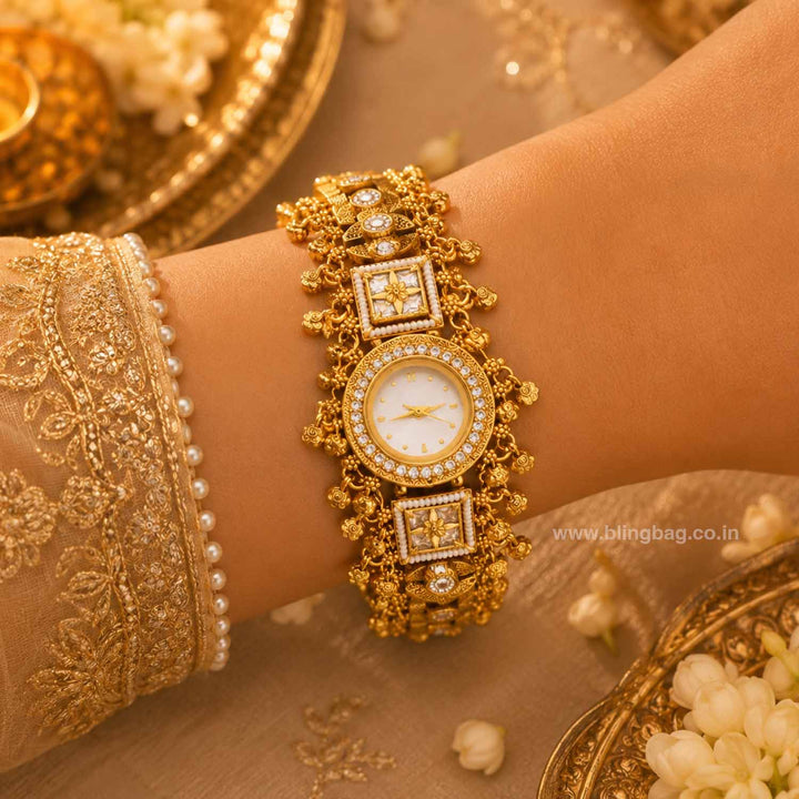 BlingBag Golden Ishitaini Heritage Watch