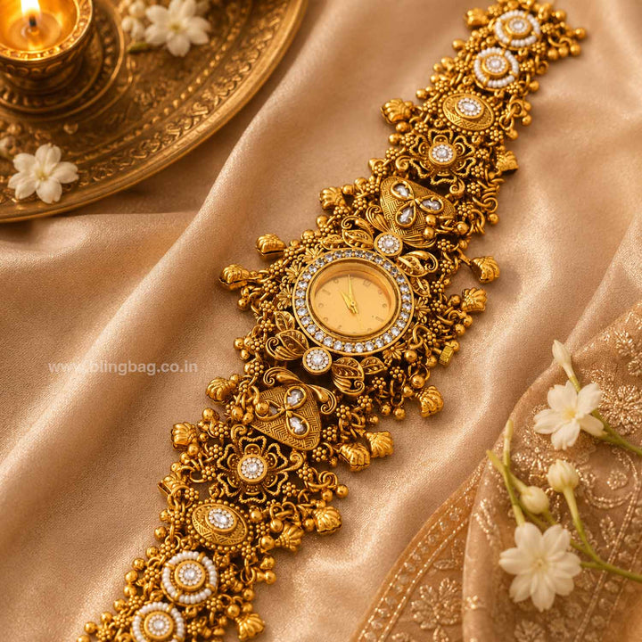 BlingBag Golden Ishitaita Heritage Watch-I