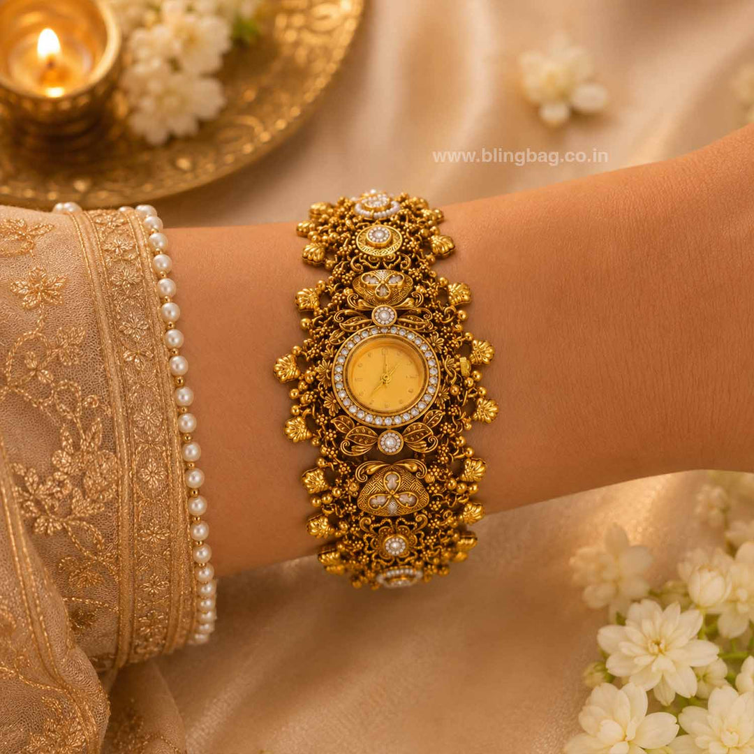 BlingBag Golden Ishitaita Heritage Watch-I