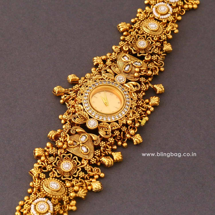 BlingBag Golden Ishitaita Heritage Watch-I