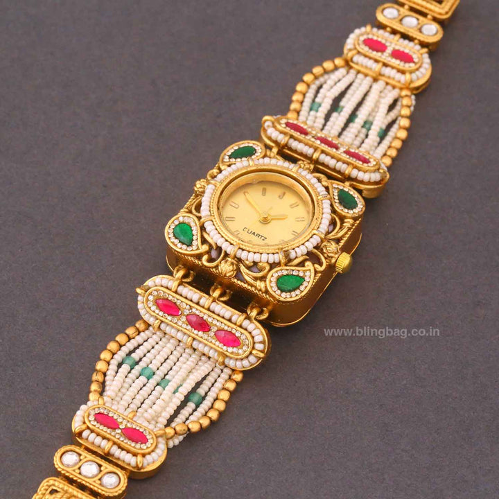 BlingBag Golden Kianna Heritage Watch