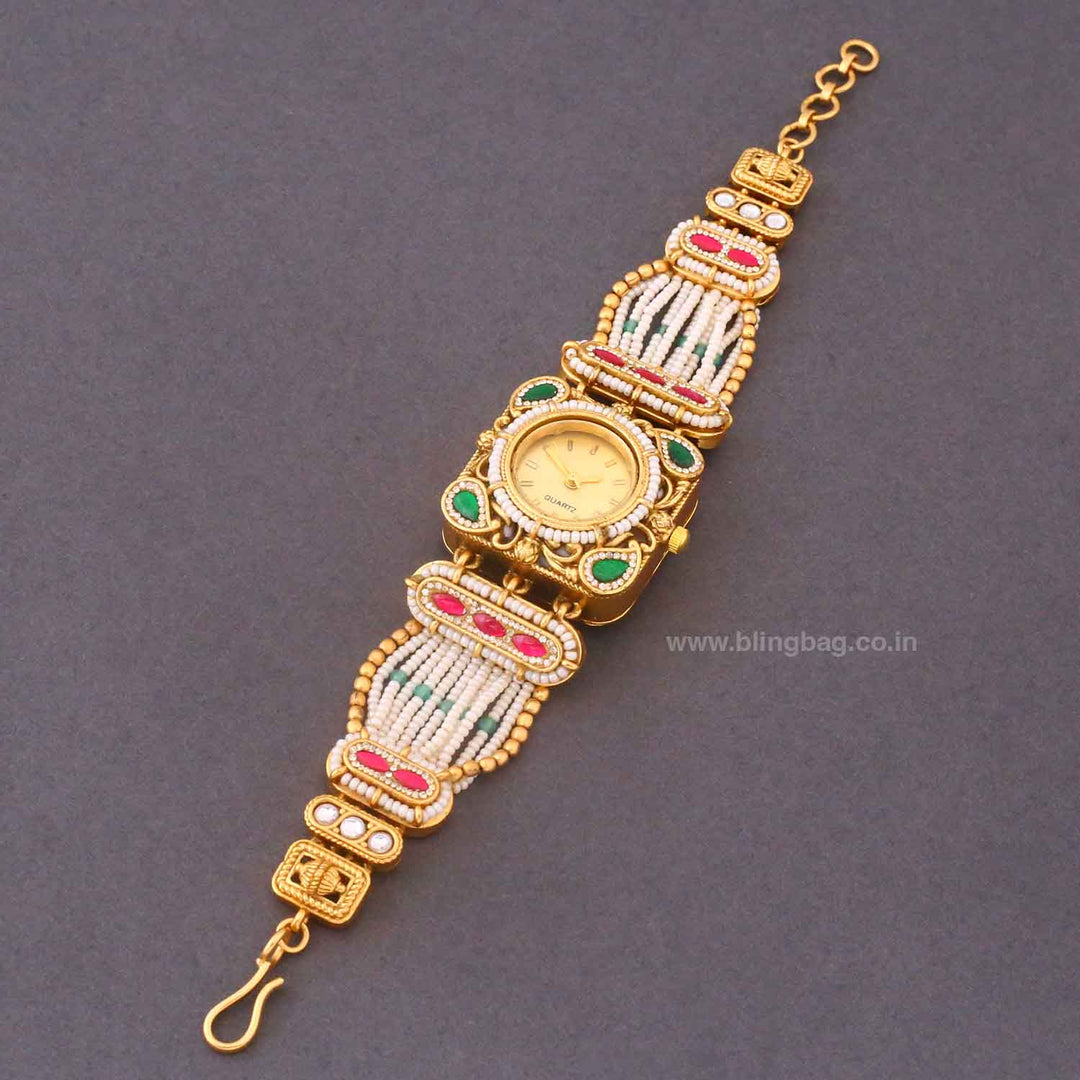 BlingBag Golden Kianna Heritage Watch