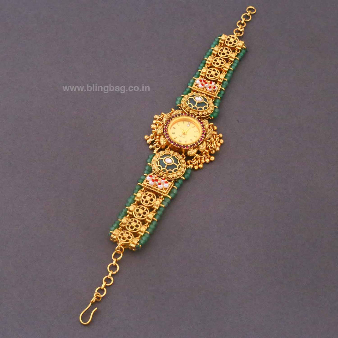 BlingBag Golden Lishana Heritage Watch
