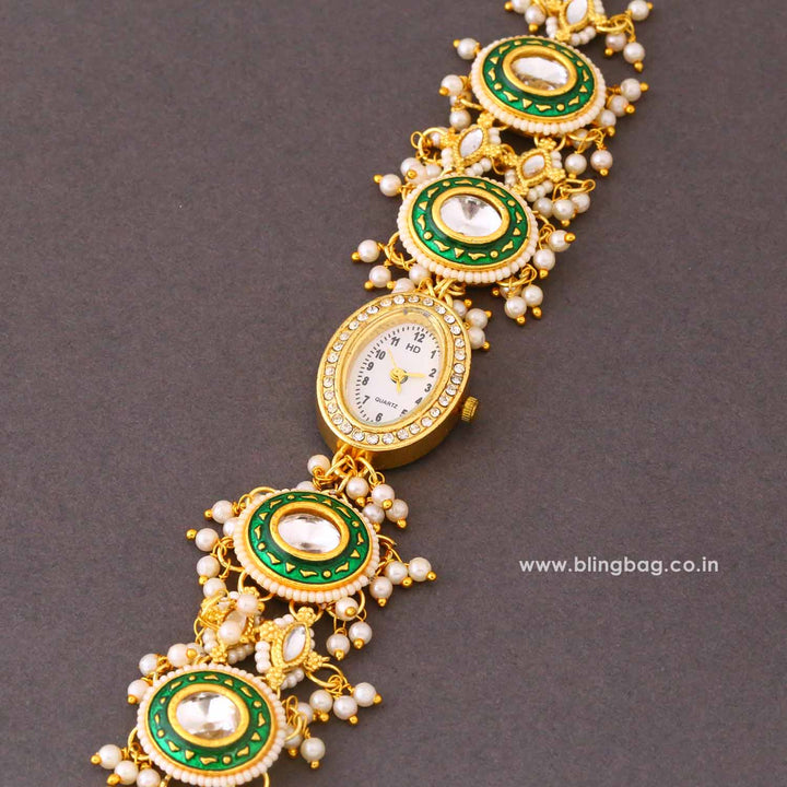 BlingBag Golden Meeraa Heritage Watch