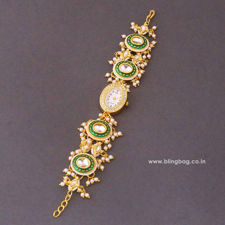 BlingBag Golden Meeraa Heritage Watch
