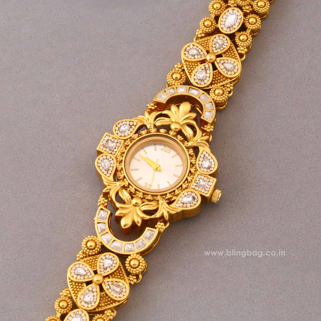 Blingbag Golden Nishaini Heritage Watch