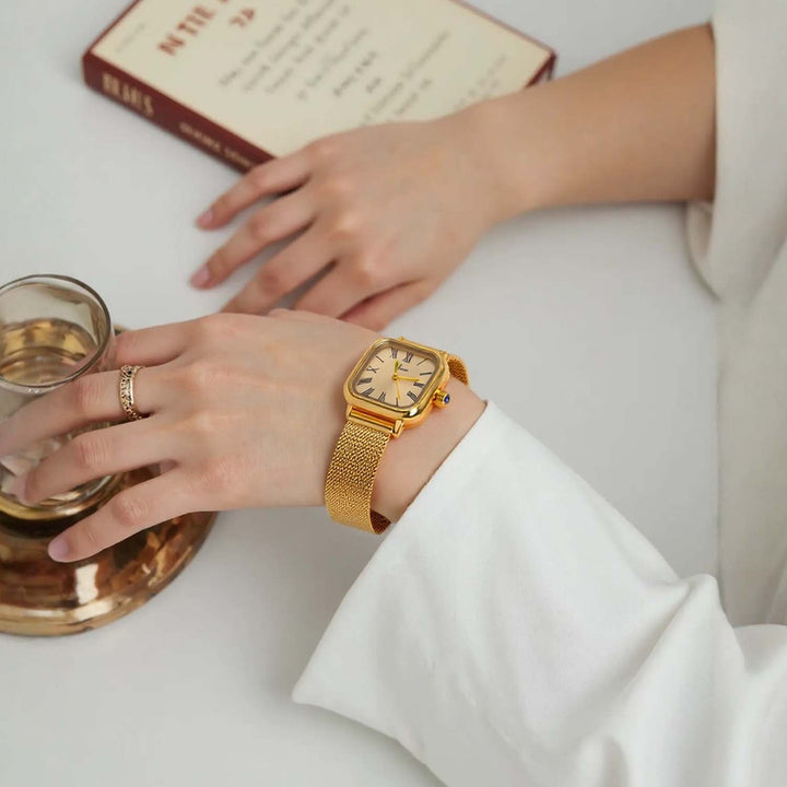 Blingbag Golden Ovi Casual Watch
