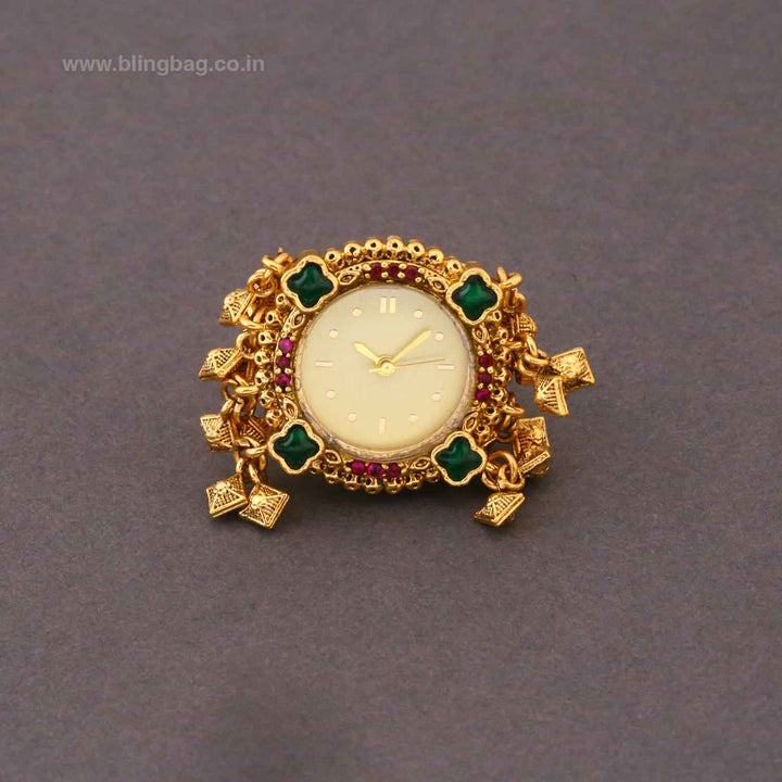 BlingBag Golden Pereshi Ring Watch