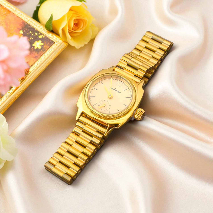 Blingbag Golden Rakshita Casual Watch
