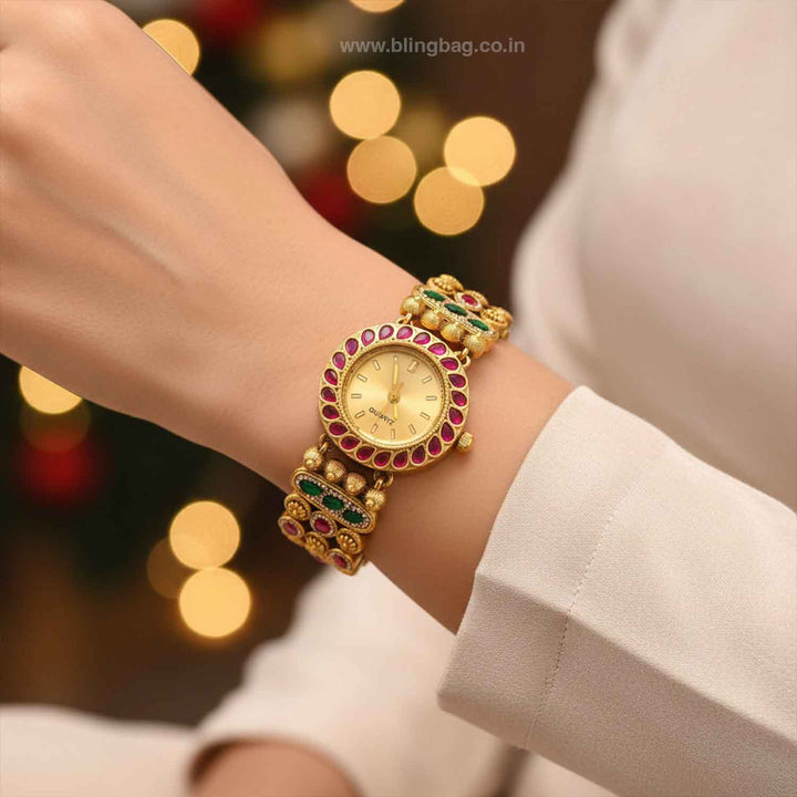 BlingBag Golden Ramaya Heritage Watch