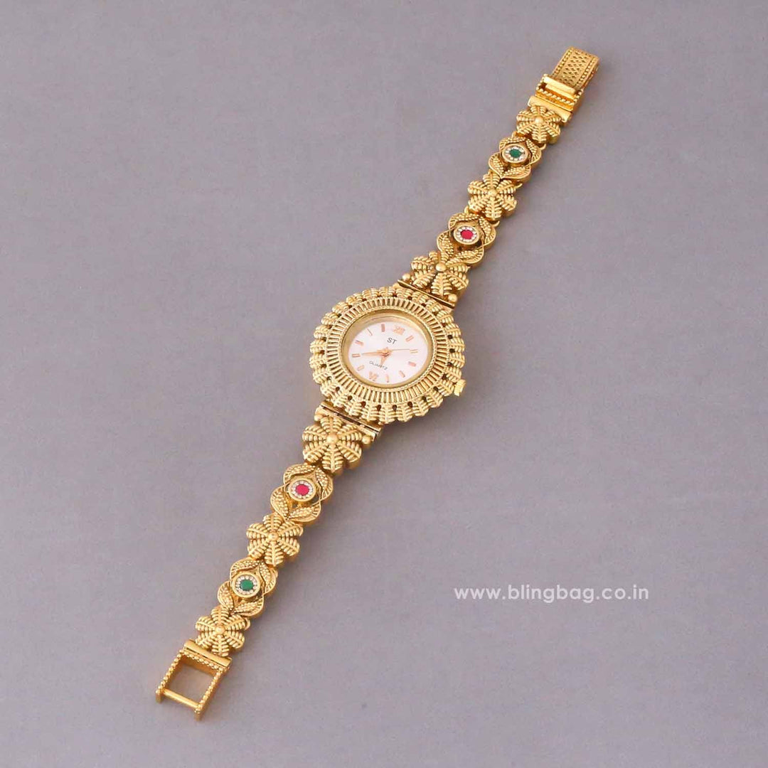BlingBag Golden Riyaika Heritage Watch