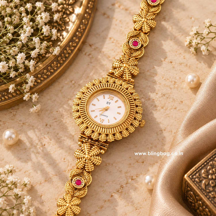 BlingBag Golden Riyaika Heritage Watch