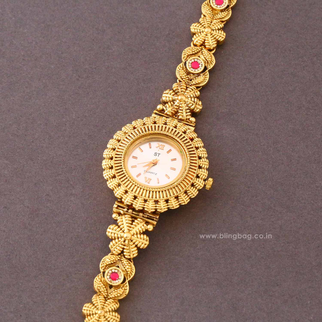 BlingBag Golden Riyaika Heritage Watch