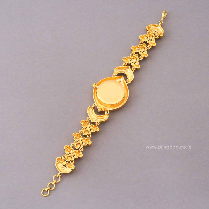 BlingBag Golden Saanviya Heritage Watch