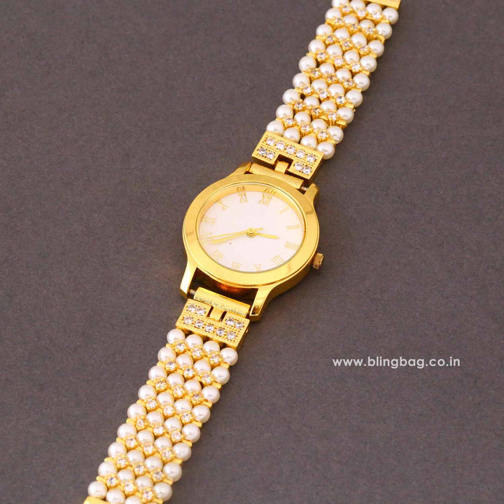 BlingBag Golden Shreyai Kashmiri Watch