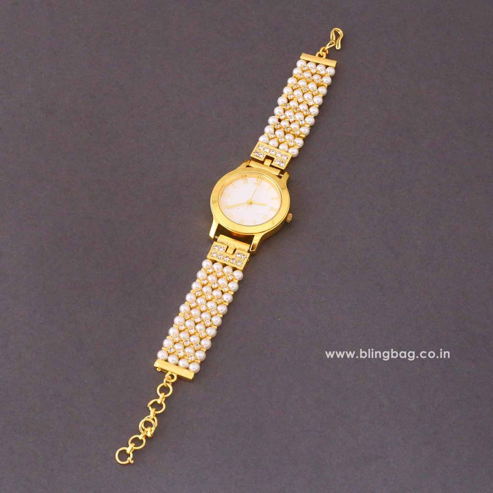 BlingBag Golden Shreyai Kashmiri Watch